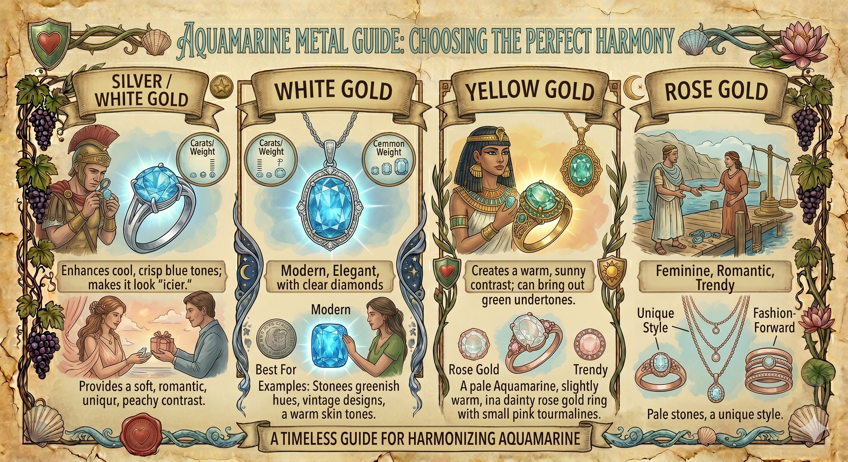Aquamarine Visual Comparison Guide